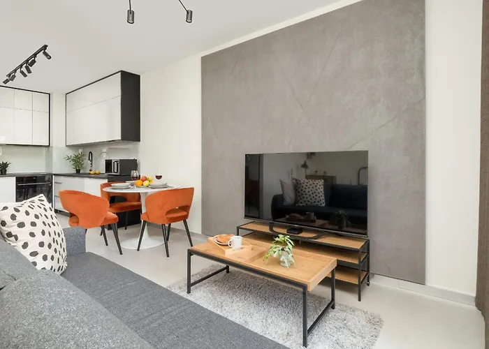 Luksusowe W Lodzi Z Biurkiem, Balkonem I Klimatyzatorem By Renters Prestige Daire *